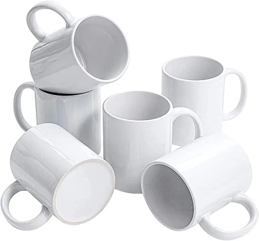 36pcs - Sublimation Blanks 11oz Coffee Cup White Ceramic Coffee Mugs