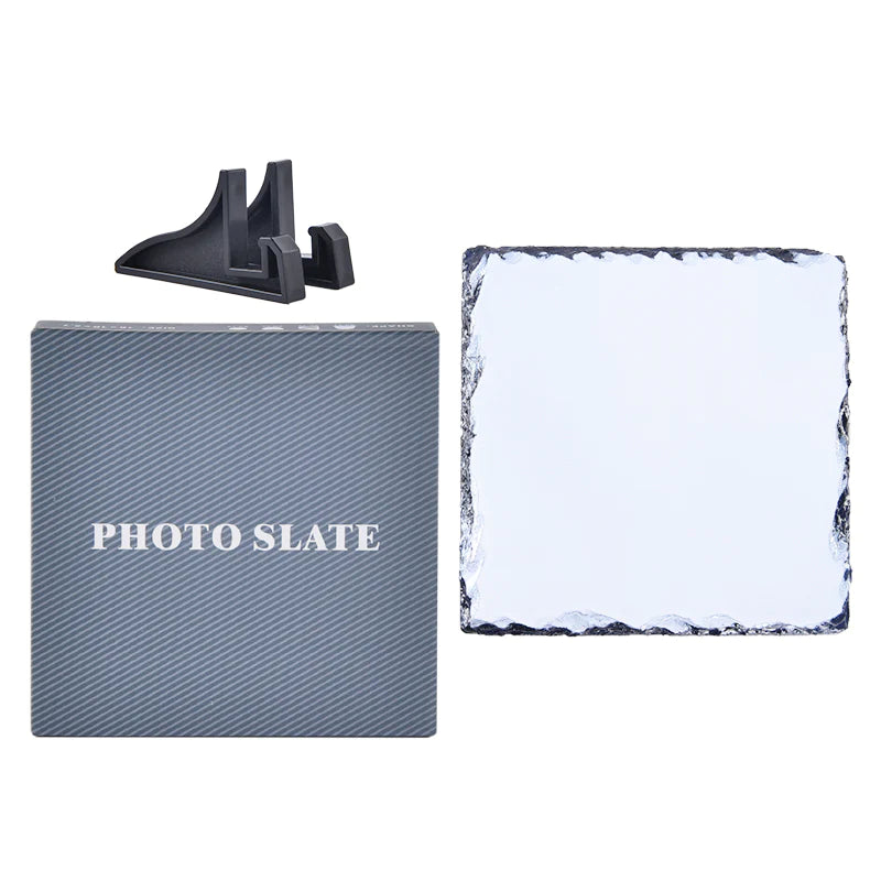15*15cm 40pcs Square Sublimation Photo Slate Board
