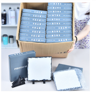 15*15cm 40pcs Square Sublimation Photo Slate Board