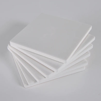 100pcs Square Sublimation White Blanks Ceramic Coasters