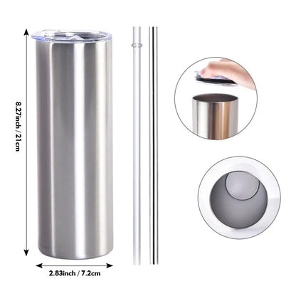 25pcs - 20oz Sublimation Stainless Steel Tumbler