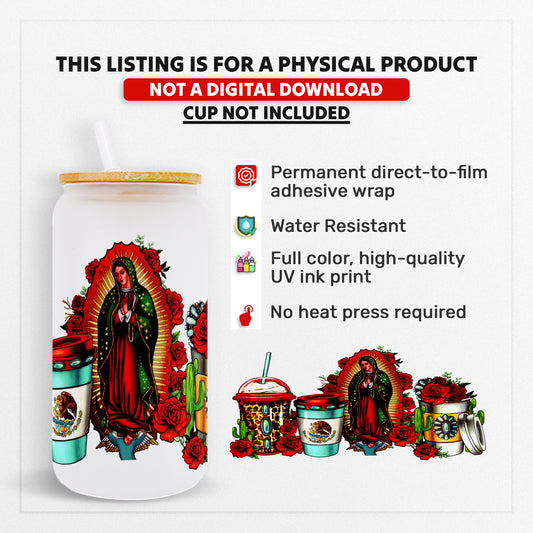 Religious - 16oz UVDTF Beer Can Glass Wrap