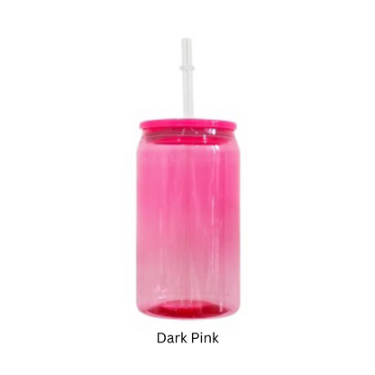 16oz Colored Plastic Jelly Libbey Can w/ PP Lids