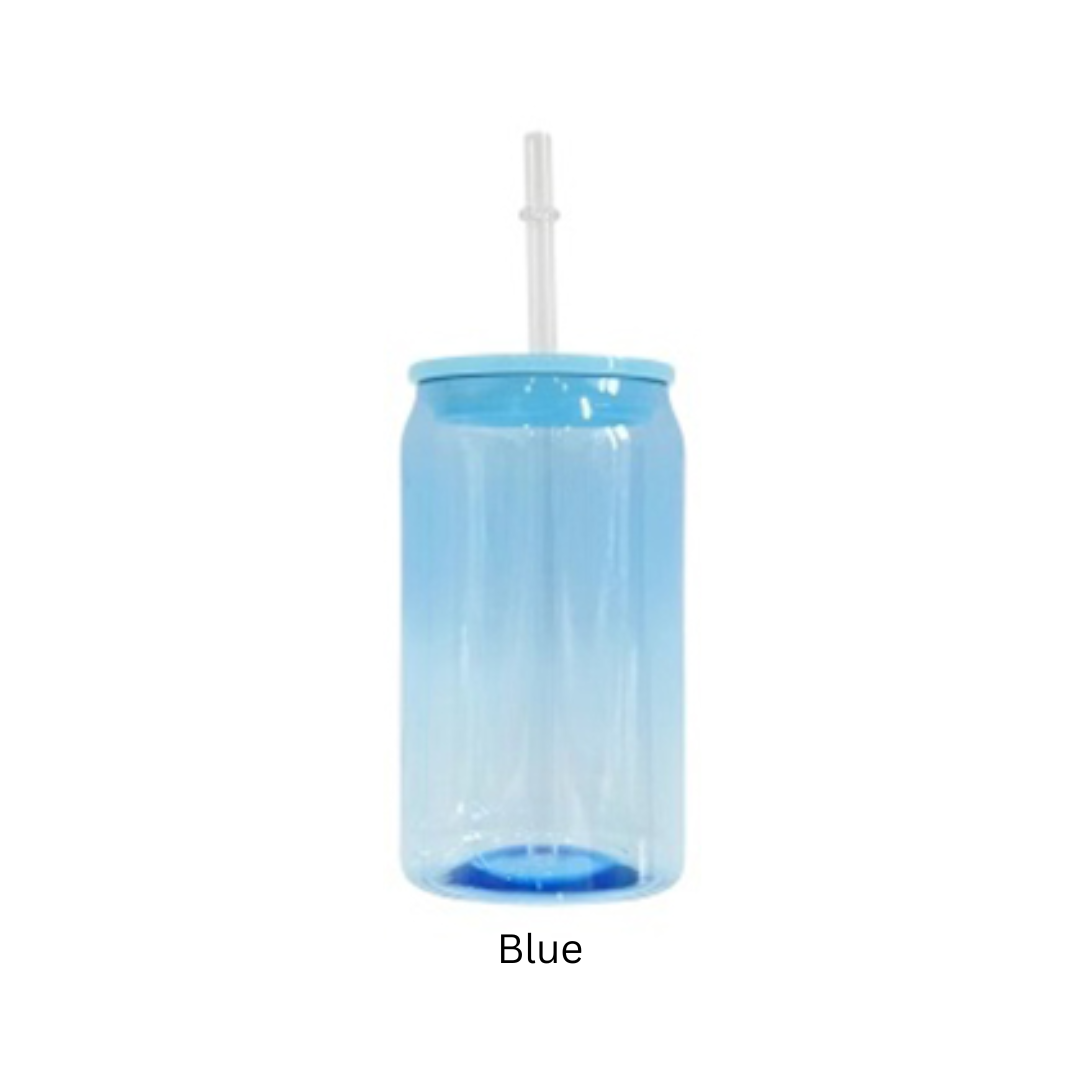 16oz Colored Plastic Jelly Libbey Can w/ PP Lids