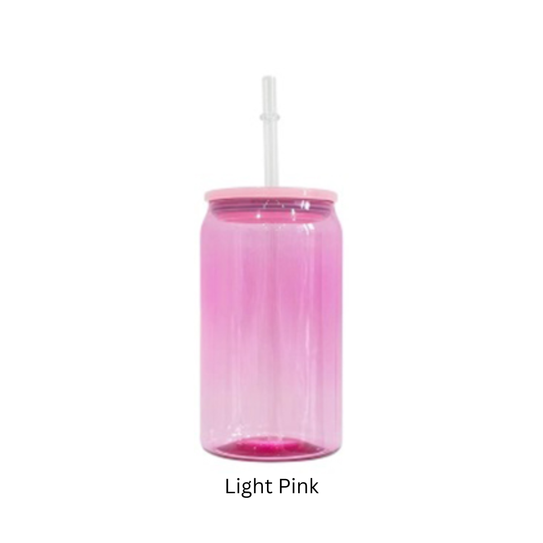 16oz Colored Plastic Jelly Libbey Can w/ PP Lids