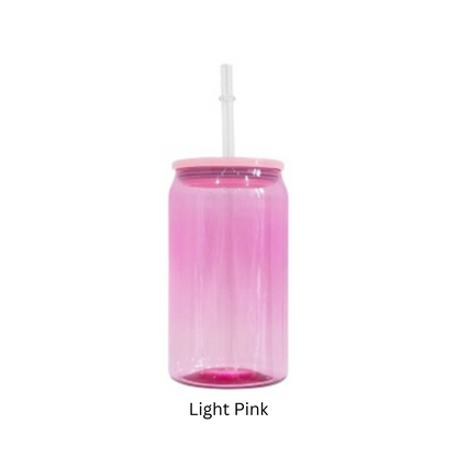 16oz Colored Plastic Jelly Libbey Can w/ PP Lids